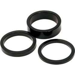 Longus 398243 Αποστάτης Τιμονιού Carbon 28,6mm/3mm (2 τμχ.) - Μαύρος