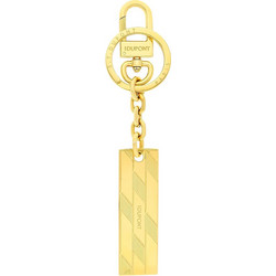 S.T. Dupont Metal monogram 1872 Κλειδοθήκη/ Μπρελόκ σε χρυσό χρώμα 003540