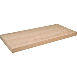 Ράφι Τοίχου MDF Φυσικό Χρώμα 80x23.5x3.8cm
