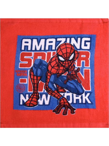 Πανάκι Βαμβακερό Βρεφικό για Αγόρι Κόκκινο Spiderman 30x30cm