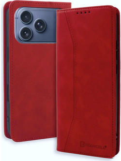 Bodycell Book Case Πορτοφόλι Red (iPhone 17 Pro Max)