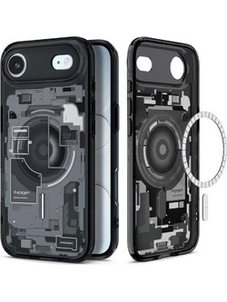 Spigen Ultra Hybrid MagSafe case for iPhone 17 Air Zero One - black