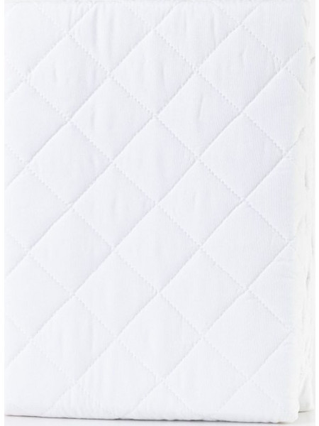 Borea Επίστρωμα Καπιτονέ Αδιάβροχο Polycotton 180 x 200 cm + 40 cm Λευκό