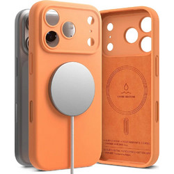 Ringke Θήκη Silicone Magnetic MagSafe iPhone 17 Pro Tangerine
