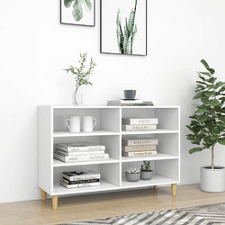 vidaXL Ραφιέρα Λευκή 103,5x35x70 εκ. από Επεξεργασμένο Ξύλο 806031