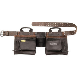 DeWalt DWST50112-1 PRO Εργαλειοθήκη Με Επαγγελματική Δερμάτινη Ζώνη Και 11 Θήκες Beige,Teak,Black