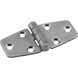 Μεντεσές Inox 316 Αθόρυβου Τύπου 78x37 mm - Ανάστροφος