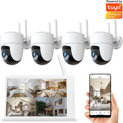 ST-THS-1453 - WiFi Kit 3MP με LCD Οθόνη + 4 Κάμερες | SecurityTech.gr
