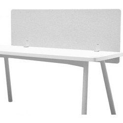 VEVOR Desk Divider Privacy Panel, 1524 x 610 mm Σφιγκτήρας Διαμέρισμα γραφείου γραφείου, PET Cubicle Partition Panel, Workstation Privacy Divider με 2 σφιγκτήρες τύπου C για γραφείο, ανθεκτικό δωμάτιο