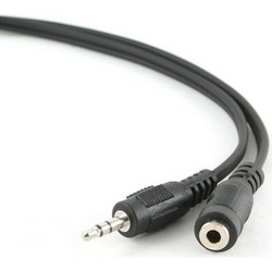 Cablexpert Καλώδιο 3.5mm male - 3.5mm female Μαύρο 1.5m (CCA-423-1.5m)