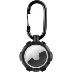 Tactical Silicone Beam Rugged AirTag Black