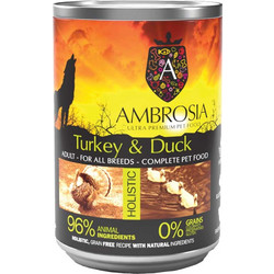 Ambrosia Holistic Grain Free Adult Turkey & Duck 400gr