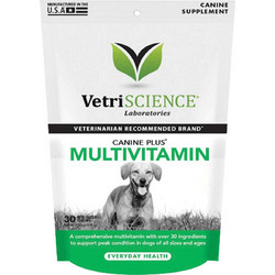 VetriScience Multivitamin 27+ Active Health Συμπλήρωμα Διατροφής Σκύλου 30 Δισκία