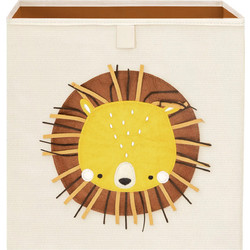 Sassi Τετράγωνο Κουτί Αποθήκευσης 33x33 εκ. Chompy The Lion