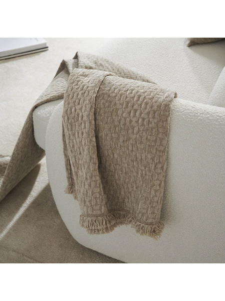 Gofis Home Ριχτάρι Τετραθέσιου Καναπέ 180x350 Ordine Beige 184/06