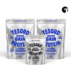 3KG (2x1,5) Πρωτεΐνη Όγκου & 350g Κρεατίνη PACK