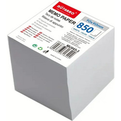 Κύβος Σημειώσεων 90x90mm Λευκό - 850 Φύλλα (1 Τεμάχιο)