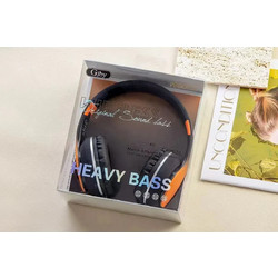 Gjby CA-038 Ασύρματα Bluetooth Ακουστικά Over Ear Μαύρα