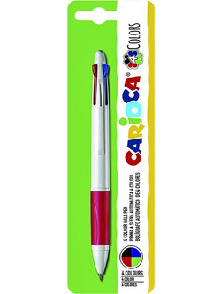 Carioca 4 colors Στυλό Διαρκείας 1mm Πολύχρωμο
