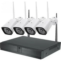 Ολοκληρωμένο Σύστημα CCTV Kit Wi-Fi με 4 Ασύρματες Κάμερες 39405