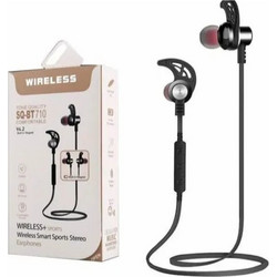 Remax Sports SQ-BT710 Ακουστικά Bluetooth In Ear Ανθεκτικά στο Νερό Black