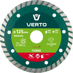 Δισκοπρίονο Διαμαντιού Turbo 125 x 22,2 mm