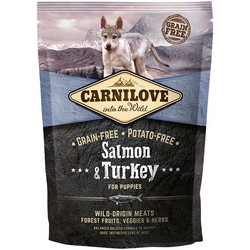Carnilove into the Wild Puppy Grain & Potato Free with Salmon & Turkey 1.5kg