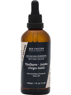 Bee Factor Βιολογικό Έλαιο Jojoba για Πρόσωπο Σώμα & Μαλλιά 100ml