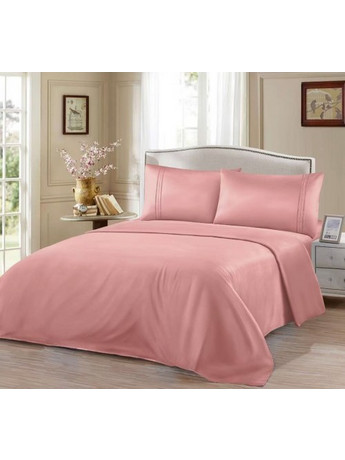 Σετ Σεντόνι με Παπλωματοθήκη 160x240cm Pink SABA-02-081P