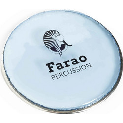 Farao FPH-EC Δέρμα Νταρμπούκας Διάφανο Γαλάζιο 22cm