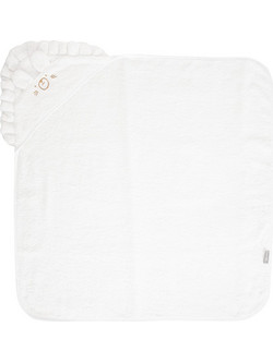 Lorelli With Embroidery Βρεφικό Μπουρνούζι Κάπα Soft Grey 90x90cm