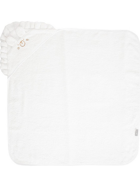 Lorelli With Embroidery Βρεφικό Μπουρνούζι Κάπα Soft Grey 90x90cm