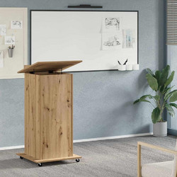 vidaXL Πλατφόρμα artisan δρυς 55 x 55 x 107 cm Επεξεργασμένο ξύλο