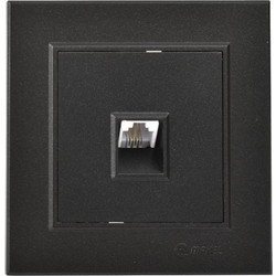KAREA ΠΡΙΖΑ TF RJ11 ΜΟΝΗ ΜΑΥΡΗ ΜΑΤ MAKEL MAKEL - 2-M57054014
