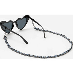 ΑΛΥΣΙΔΑ ΓΙΑ ΓΥΑΛΙΑ LCF CALI GLASSES CHAIN 72CM DENIM FABRIC