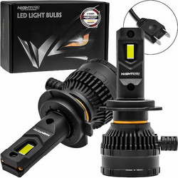 H7 Led 12-24v 200w 40000lm 6500k Ip68 A315 S26 Nighteye 2 X 100w