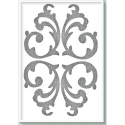 ΑΥΤOΚΟΛΛΗΤΟ TRANSFER GLITTER S-31 SS-31 SILVER 17x25cm
