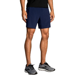 Brooks Sherpa 7" 2-In-1 Αθλητική Ανδρική Βερμούδα Navy Μπλε 2113334-451