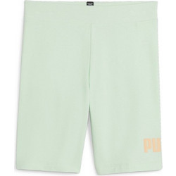 Puma ESS Logo Short Tights G Ποδηλατικό Κολάν Για Κορίτσια 847457 ΛΑΧΑΝΙ