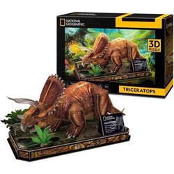Puzzle CubicFun National Geographic Triceratops 3D 44 Κομμάτια