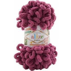 Alize Νήμα Πλεξίματος Συνθετικό Puffy 9m 100gr μωβ ανοιχτο