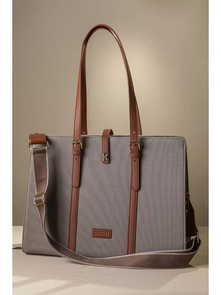 Επαγγελματική Τριθέσια Τσάντα Grey 41x15x30 Grey