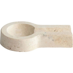 Σταχτοδοχείο Etern Travertine 371CTF1502 15x5x3cm Beige Πέτρα
