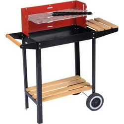 ΨΗΣΤΑΡΙΑ ΚΑΡΒΟΥΝΟΥ BBQ COLLECTION ΜΕ ΡΟΔΕΣ ΚΑΙ ΒΟΗΘΗΤΙΚΗ ΕΠΙΦΑΝΕΙΑ (136 X 62 X 93 CM)
