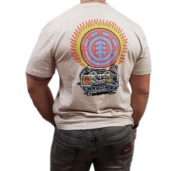 Element - ELYZT00623 - Fortune SS - TEG0/oat milk - T-shirt - ecru