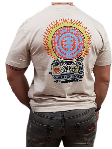 Element - ELYZT00623 - Fortune SS - TEG0/oat milk - T-shirt - ecru