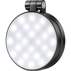 XO SS35 BLACK Πολυμορφικό φως για λήψη φωτογραφιών, με ενσωματωμένο καθρέφτη, σε μαύρο χρώμα