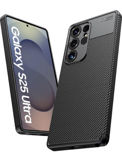 Ancus AutoFocus Carbon Fiber Θήκη Black (Samsung SM-S938 Galaxy S25 Ultra 5G)