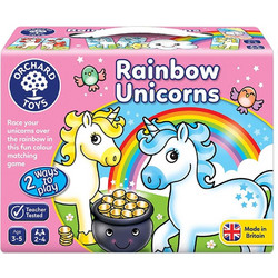 Orchard Toys Ουράνιο Τόξο & Μονόκεροι Επιτραπέζιο Παιχνίδι για Παιδιά 3+ Ετών για 2-4 Παίκτες