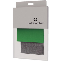 Σετ Πανιά Καθαρισμού Microfiber Διπλής Όψης με Ασημοκλωστή - 2 Τεμάχια - Outdoorchef